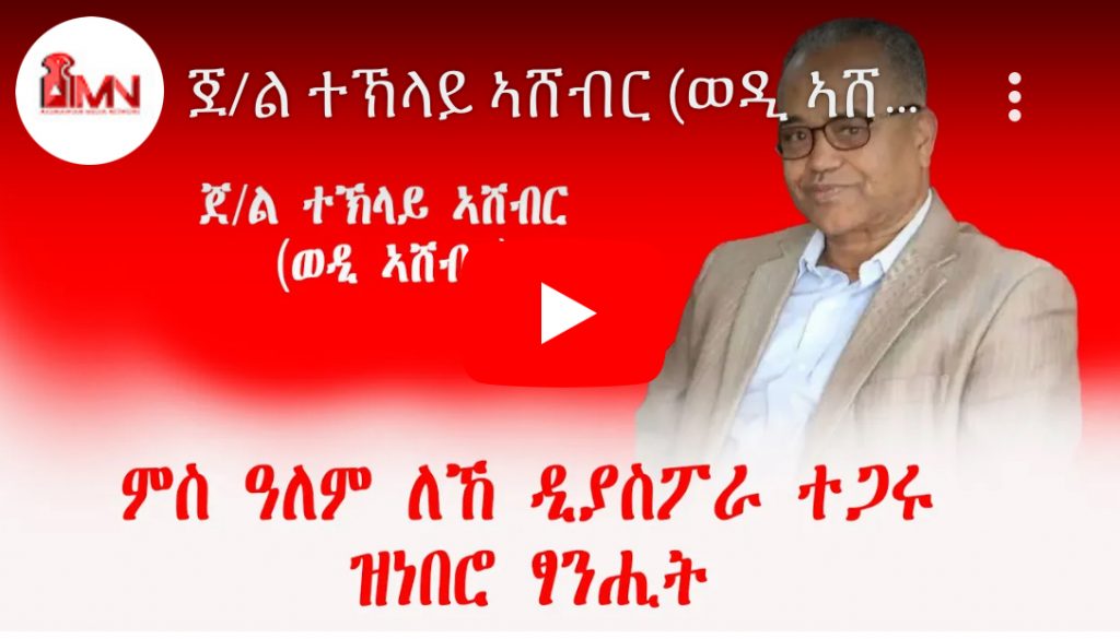 General Teklay Ashebir (Wedi Ashebir) briefing to diaspora about the situation in Tigray